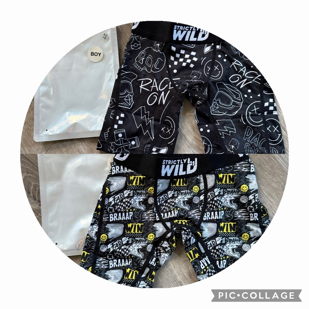 Strictly Wild Boys Boxers 2T NIP Unreleased Print Rare Toddler Underwear